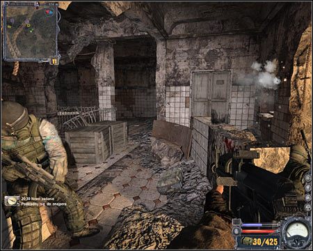 Po raz kolejny skorzystasz z obecności ognia zaporowego, postawionego przez sojuszniczych żołnierzy - Questy (cz.1) | Szpital | Stalker Czyste Niebo - S.T.A.L.K.E.R.: Czyste Niebo - poradnik do gry