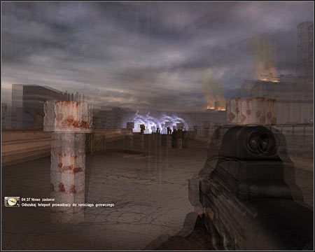 Prędzej czy później powinno Ci się udać pozbawić Strieloka jego zbroi, o czym zostaniesz poinformowany przez grę - Questy (cz.2) | Elektrownia Jądrowa | Stalker Czyste Niebo - S.T.A.L.K.E.R.: Czyste Niebo - poradnik do gry