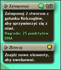 Musisz także wiedzieć, że Twoje zachowanie w tym etapie ma wpływ na dalszą część rozgrywki - Pierwsze decyzje i ogólne informacje | Faza stwora | Spore - Spore - poradnik do gry