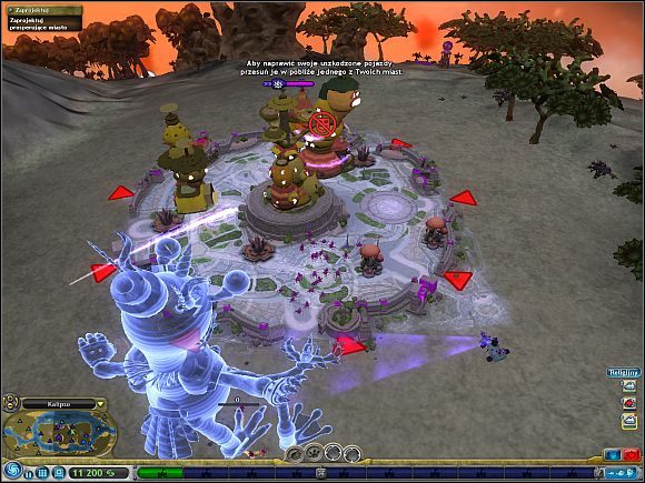 Kupowanie miast jest zarezerwowane tylko dla metropolii gospodarczych - Zdobywanie miast | Faza cywilizacji | Spore - Spore - poradnik do gry