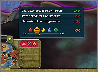 Ciężko utrzymać dobre stosunki bez wydawania mnóstwa pieniędzy na podarunki - w końcu chodzi tu o podbicie całej planety, a z potężnymi państwami trudno się wchodzi w sojusze - Dyplomacja | Faza cywilizacji | Spore - Spore - poradnik do gry