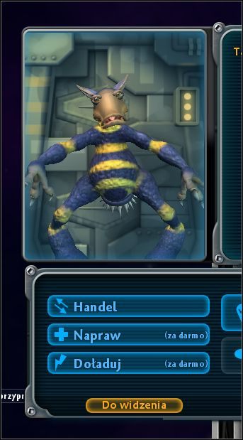 Cywilizacje nastawione do Ciebie obojętnie słoną liczą sobie za takie usługi - Wytrzymałość i energia statku | Faza kosmosu | Spore - Spore - poradnik do gry