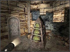 Pojawi się światło lasera #1 , które otworzy wrota - Level 01 - The Tomb - Penumbra: Requiem - poradnik do gry