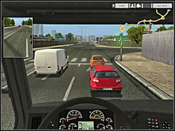 Po trasach szybkiego ruchu między miastami proponuję poruszać się z ręczną skrzynią biegów (zmian dokonujesz w opcjach), aby wyciskać z ciężarówki, ile fabryka dała - Garść porad | Zagadnienia | Euro Truck Simulator - Euro Truck Simulator - poradnik do gry