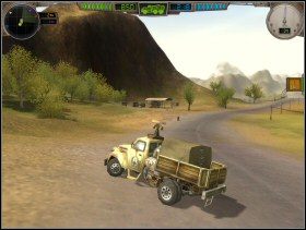 Gdy podjechałem pod miasto, spotkałem podejrzaną dziewczynę i odmówiłem jej, gdy poprosiła o pomoc - Pożegnanie Ojca (1) | Przygoda | Hard Truck Apocalypse - Hard Truck: Apocalypse - poradnik do gry