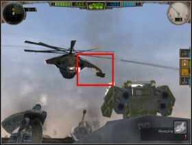 Następnie, przełączając broń na karabiny i działa, skupiłem się na kolejnych słabych punktach Wyroczni - skrzydłach - Tajemnica pustyni | Przygoda | Hard Truck Apocalypse - Hard Truck: Apocalypse - poradnik do gry