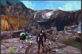 Tuż obok studzienki w realnym świecie znajdziesz trzy pary drzwi - Misja 01 - Hall of Heroes (cz.2) | Solucja | Too Human - Too Human - poradnik do gry