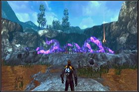 W trakcie ostatniego pobytu w cyberprzestrzeni popchniesz wielki głaz, który rozbije wrota poniżej - Misja 01 - Hall of Heroes (cz.2) | Solucja | Too Human - Too Human - poradnik do gry