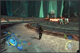 Walka w długim, prowadzącym pod górę korytarzu nie powinna przysporzyć Ci wielkich problemów - Misja 02 - Ice Forest (cz.2) | Solucja | Too Human - Too Human - poradnik do gry