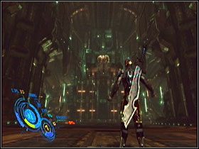 Po wyjściu do realu za Twoimi plecami otworzą się trzy śluzy, z których każda ukrywała do tej pory jednego trolla - Misja 03 - World Serpent (cz.2) | Solucja | Too Human - Too Human - poradnik do gry