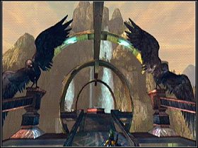 W kilkunastu miejscach w Asgardzie znajdziesz terminale wyświetlające mapę i kierunek, w którym powinieneś udać się w następnej kolejności - Aesir | Solucja | Too Human - Too Human - poradnik do gry