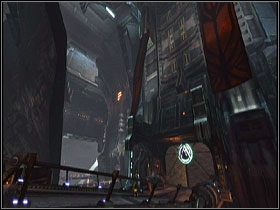 Po odwiedzinach w warsztacie udaj się do wyjścia z Asgardu i idź na lądowisko - Aesir | Solucja | Too Human - Too Human - poradnik do gry