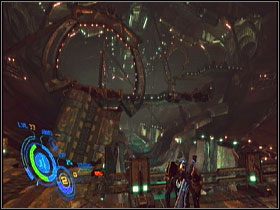 Kiedy znajdziesz się w pomieszczeniu z połyskującym pulpitem, rozbij go, a otworzą się widoczne za nim drzwi - Misja 03 - World Serpent (cz.1) | Solucja | Too Human - Too Human - poradnik do gry