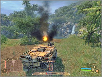 Możesz już kontynuować przeprawę, pozostając na głównej drodze - Przedostanie się do portu | Misja 2 | Crysis Warhead - Crysis: Warhead - poradnik do gry