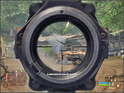 Dobrze byłoby gdybyś do oznaczonej przez grę bazy zbliżył się od północnego zachodu - Unieruchomienie pociągu | Misja 6 | Crysis Warhead - Crysis: Warhead - poradnik do gry