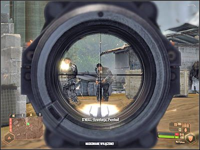 Kiedy uznasz, że jesteś gotów, skieruj się do głównej wieży i skorzystaj z pokazanej na screenie drabiny - Unieruchomienie pociągu | Misja 6 | Crysis Warhead - Crysis: Warhead - poradnik do gry