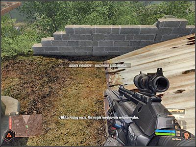 Biegnij teraz na wschód, cały czas mając włączony tryb zwiększenia siły (screen) - Pozostawanie w zasięgu pociągu #2 | Misja 6 | Crysis Warhead - Crysis: Warhead - poradnik do gry