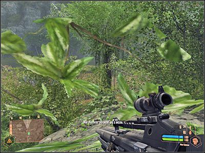 Włącz przyśpieszenie ruchów i biegnij w stronę torów - Pozostawanie w zasięgu pociągu #2 | Misja 6 | Crysis Warhead - Crysis: Warhead - poradnik do gry