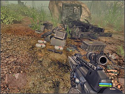 Samą bitwę można rozegrać na kilka różnych sposobów - Odparcie zmasowanego ataku sił wroga | Misja 6 | Crysis Warhead - Crysis: Warhead - poradnik do gry