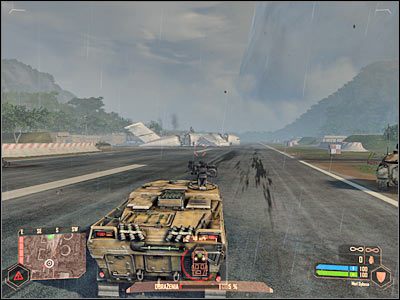 Po chwili dotrzesz do ogromnego wraku samolotu - Nawiązanie łączności z samolotem | Misja 7 | Crysis Warhead - Crysis: Warhead - poradnik do gry