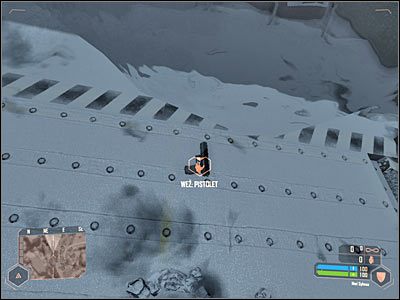 Pistoletów nie musisz zabierać, gdyż wkrótce i tak zdobędziesz nową broń - Zabranie poduszkowca | Misja 3 | Crysis Warhead - Crysis: Warhead - poradnik do gry