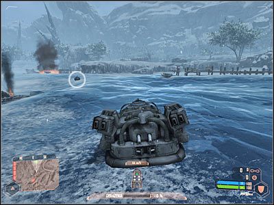 Po chwili zjedziesz z lodu i znajdziesz się na ścieżce otoczonej przez drzewa - Pościg za pułkownikiem Lee #1 | Misja 3 | Crysis Warhead - Crysis: Warhead - poradnik do gry