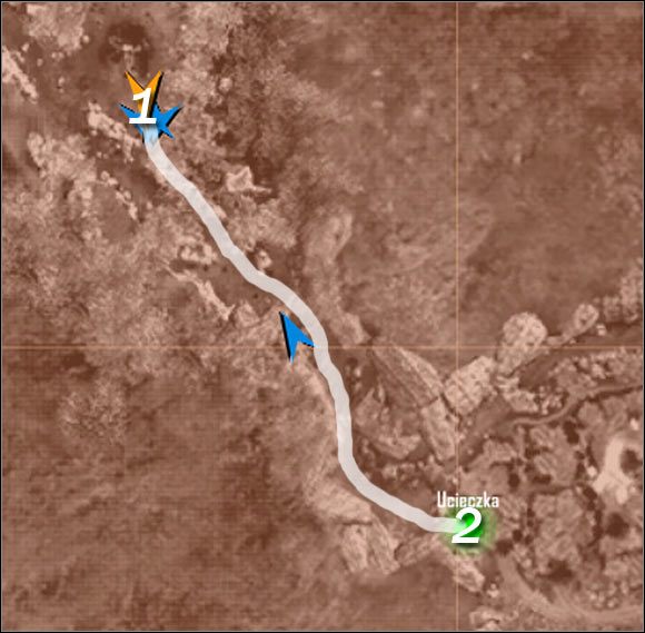 Oznaczenia - Oddalenie się od miejsca katastrofy | Misja 1 | Crysis Warhead - Crysis: Warhead - poradnik do gry