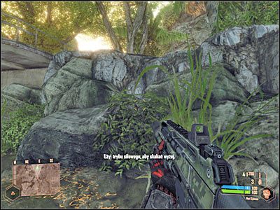 Podążaj na wschód, aż dotrzesz do oznaczonego przez grę punktu widokowego - Dołączenie do oddziału bombowego Sierra | Misja 1 | Crysis Warhead - Crysis: Warhead - poradnik do gry