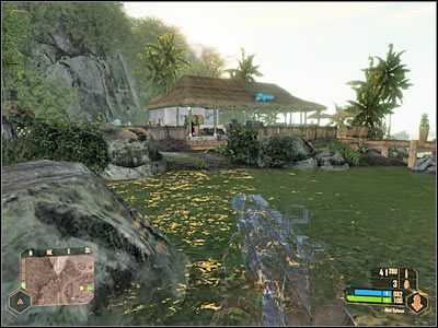 Zauważ, że zaparkowano tu pancerny wóz (screen) - Uzyskanie dostępu do sieci taktycznej KAL | Misja 1 | Crysis Warhead - Crysis: Warhead - poradnik do gry