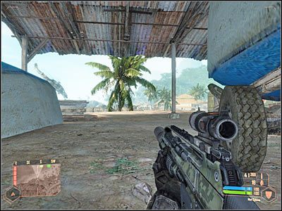 2) Posterunek przy drodze - Zabezpieczenie bazy KAL (1) | Misja 1 | Crysis Warhead - Crysis: Warhead - poradnik do gry