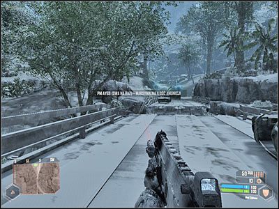 Na południe od Ciebie zgromadziły się wrogo nastawione kreatury - Dołączenie do oddziału Orzeł | Misja 3 | Crysis Warhead - Crysis: Warhead - poradnik do gry
