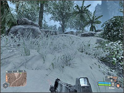 W celu zaliczenia zadania musisz zbliżyć się do oznaczonej przez grę strefy - Dołączenie do oddziału Orzeł | Misja 3 | Crysis Warhead - Crysis: Warhead - poradnik do gry