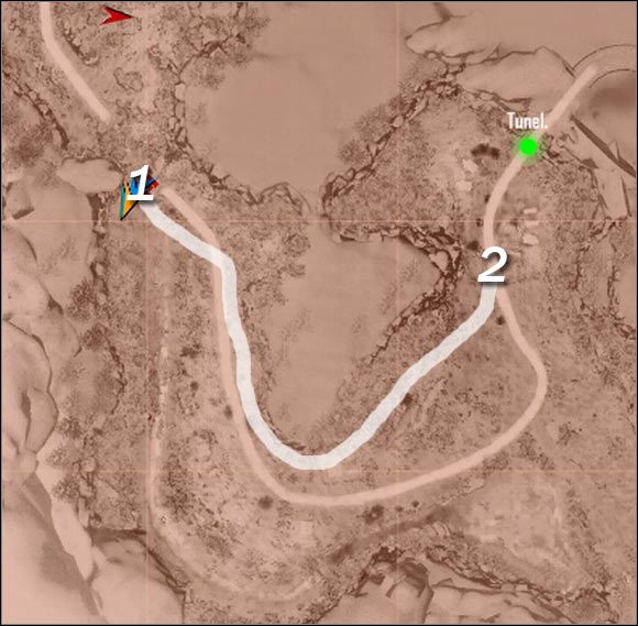 Oznaczenia - Dotarcie do tunelu | Misja 3 | Crysis Warhead - Crysis: Warhead - poradnik do gry