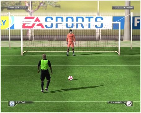 Rzuty karne to najłatwiejszy sposób na zdobycie gola - Stałe fragmenty gry | Sterowanie w FIFA 09 - FIFA 09 - poradnik do gry