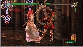 Przeciwnicy: Tira (Double Edged Sword), Sophitia (HP Recovery), Solnhofen (Auto Unblockable Attack C) - Hilde - Story - Soulcalibur IV - poradnik do gry
