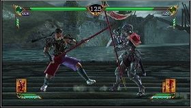 Przeciwnicy: Hilde (Strenghten Vertical), Gerhilde (Nullify RIng Out B), Waltraute - Kilik - Story - Soulcalibur IV - poradnik do gry