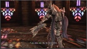 Przeciwnicy: Siegfried (Shave Damage B), Nightmare (HP Drain B), Zasalamel (Hyper Mode) - Mitsurugi - Story - Soulcalibur IV - poradnik do gry