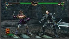 Przeciwnicy: Tira (Double Eged Sword), Solnhofen (Auto Unblockable Attack C), Durer (Soul Repel) - Xianghua - Story - Soulcalibur IV - poradnik do gry