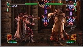 Przeciwnicy: Cervantes (HP Burst), Valmiro (Shave Damage C), Phantasm (Slow Feet) - Zasalamel - Story - Soulcalibur IV - poradnik do gry