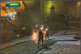 Twoim zadaniem jest wyłączenie generatora osłony, która blokuje dalszą drogę - Misja 02 - Raxus Prime (cz.2) - Star Wars: The Force Unleashed - poradnik do gry