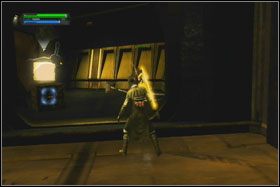 Zeskocz na najniższy poziom, a znajdziesz holocron (Sigil Power Crystal) pilnowany przez jednego z jawów - Misja 08 - Imperial Raxus Prime (cz.1) - Star Wars: The Force Unleashed - poradnik do gry