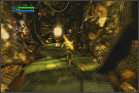 Kawałek dalej zobaczysz coś w rodzaju małej barykady - Misja 08 - Imperial Raxus Prime (cz.1) - Star Wars: The Force Unleashed - poradnik do gry