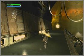 Teraz jesteś na platformie lądowniczej znajdującej się tuż przy kopalni rudy - Misja 08 - Imperial Raxus Prime (cz.2) - Star Wars: The Force Unleashed - poradnik do gry