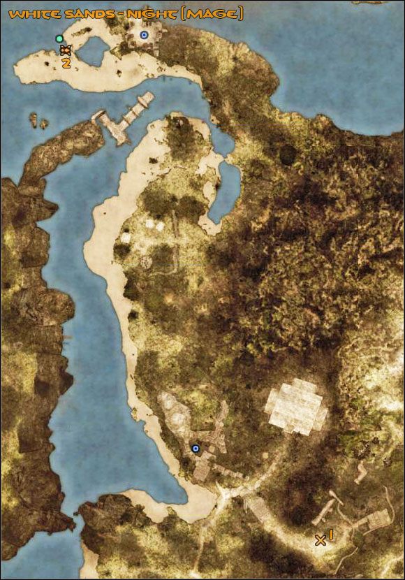 3 - White Sands - Night (Soldier, Priest, Mage) | Mapa - Age of Conan: Hyborian Adventures - pierwsze kroki - poradnik do gry