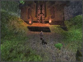 Idź prosto, po prawej są schody, a na dole czyha kilku wrogów - City of Tortage - Rogue (cz.1) | Tortage | Age of Conan Hyborian Adventures - Age of Conan: Hyborian Adventures - pierwsze kroki - poradnik do gry