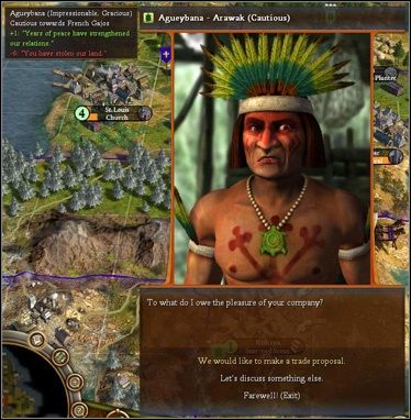 W tym przypadku mamy stosunkowo prostą (choć nieciekawą dla nas sytuację) - Rozbudowa - Dyplomacja | Sid Meiers Civilization IV Colonization - Sid Meiers Civilization IV: Colonization - poradnik do gry