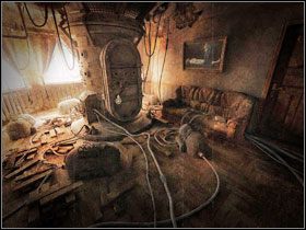 Obok gramofonu znajdziesz kolejny list Letters , natomiast na sofie, z tyłu #1 - książkę o infradźwiękach Nature And Psycho-Acoustic Phenomenon Of Infrasound - Poradnik do gry - Rozdział 1 (cz.1) | Sublustrum - Sublustrum - poradnik do gry