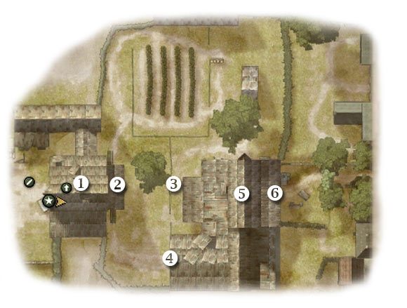 Oznaczenia: 1 - miejsce startu - Five-Oh-Sink - Zadanie 1 (cz.2) - Rozdział 3 - Brothers in Arms: Hells Highway - poradnik do gry