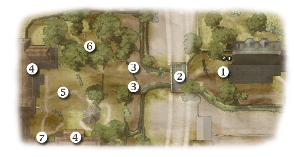 Oznaczenia: 1 - miejsce startu - Five-Oh-Sink - Zadanie 4 - Rozdział 3 - Brothers in Arms: Hells Highway - poradnik do gry