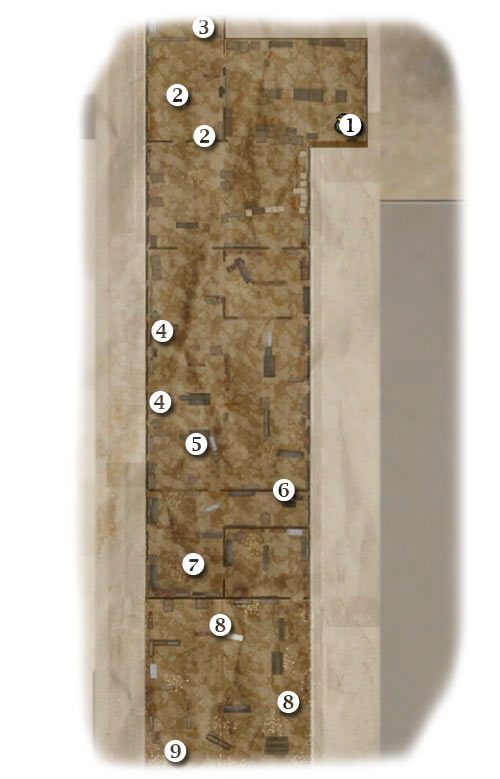 Oznaczenia: 1 - miejsce startu - Operation Garden - Zadanie 2 (cz.1) - Rozdział 5 - Brothers in Arms: Hells Highway - poradnik do gry